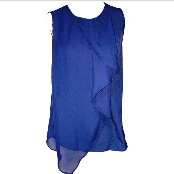 3.1 Phillip Lim For Target Sleeveless Tank Top Blouse Women’s Extra Small Blue - Picture 1 of 11